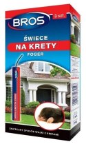Świece Odstraszające na Krety FOGER 3szt BROS (R)