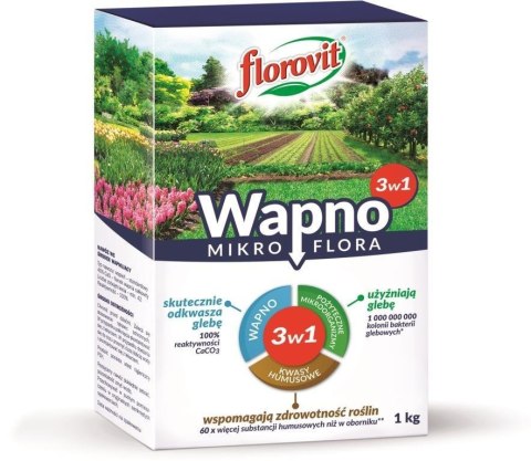 Wapno Mikroflora 3w1 1kg Florovit