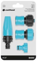 Zestaw ze zraszaczem prostym BASIC 3/4″ Cellfast
