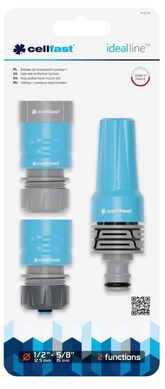 Zestaw ze zraszaczem prostym CELLPRO™ 1/2″ – 5/8″Cellfast
