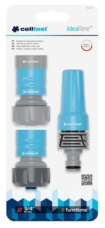 Zestaw ze zraszaczem prostym CELLPRO™ 3/4″ Cellfast