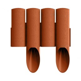 Palisada ogro. 25,5cm/2,3m ceglana STANDA. Cellfast