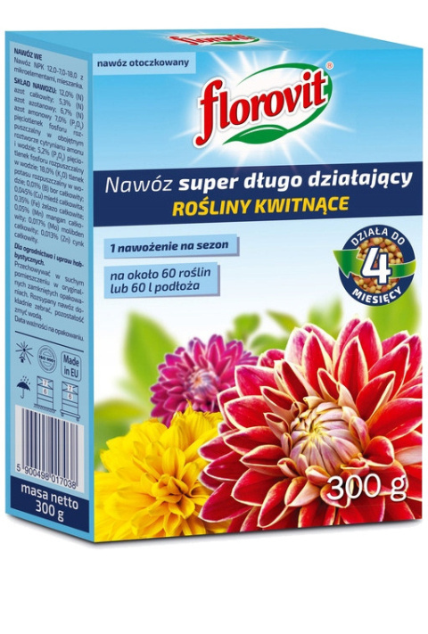 Nawóz Inco Florovit Super 300g Rośliny Kwitnące