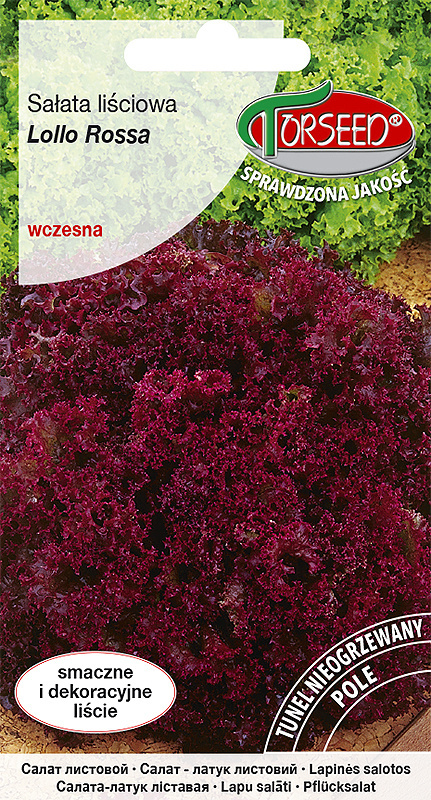 Sałata liściowa Lollo Rossa 0,5g